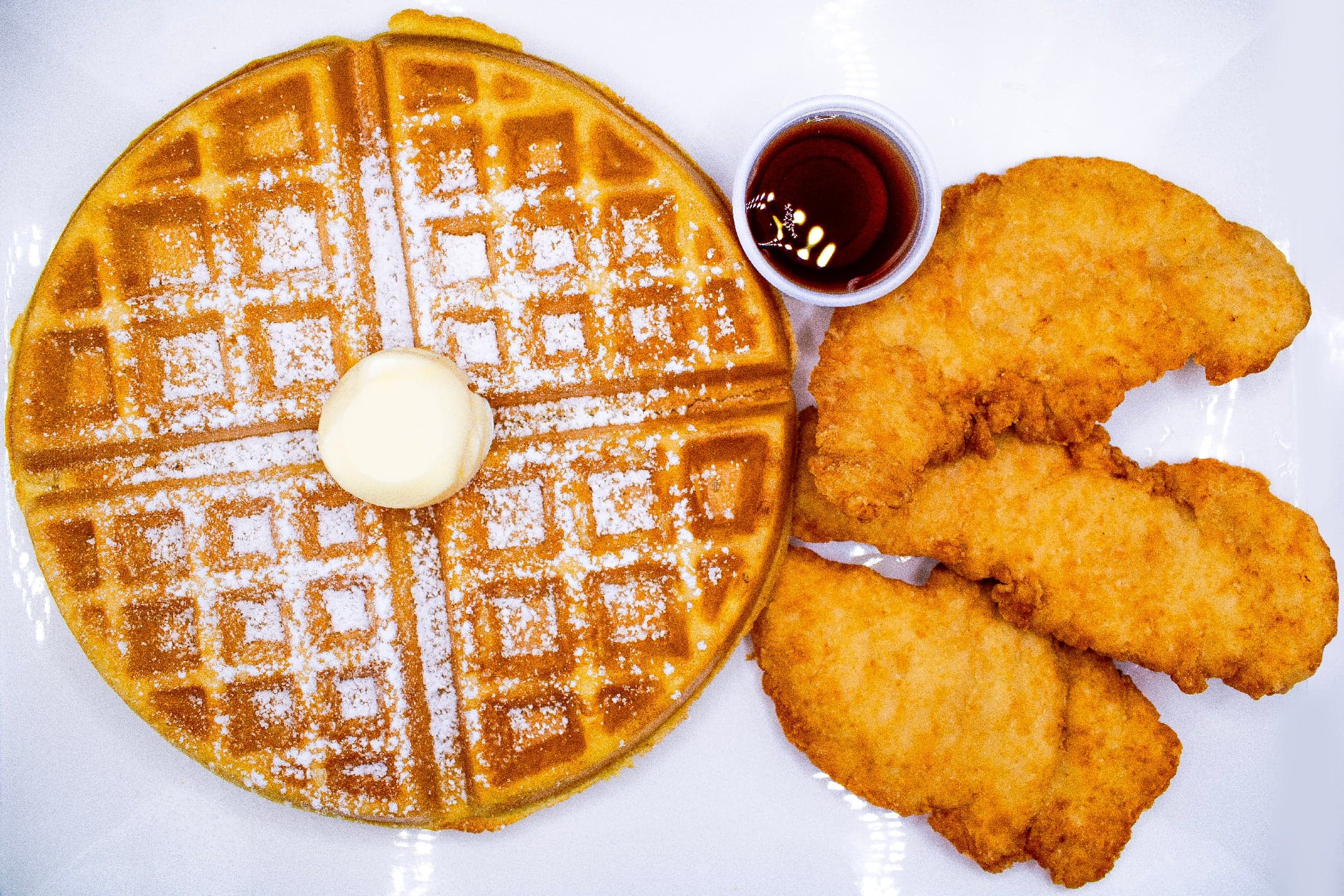 Chicken and waffles